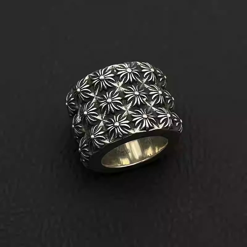 S925 Silver Three-Layer Flower Pattern Ring™