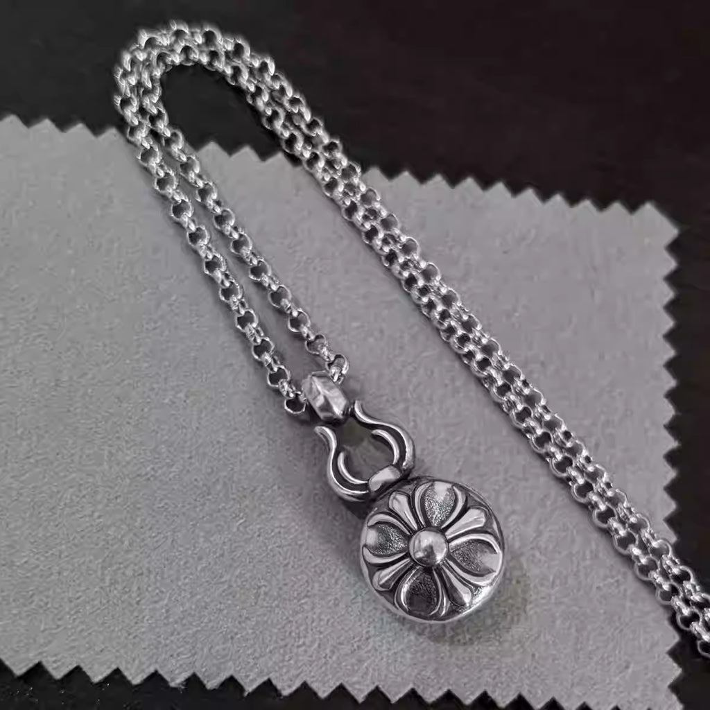 S925 Silver Cross Ball Necklace™