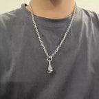S925 Silver Claw Hook Pendant Necklace™