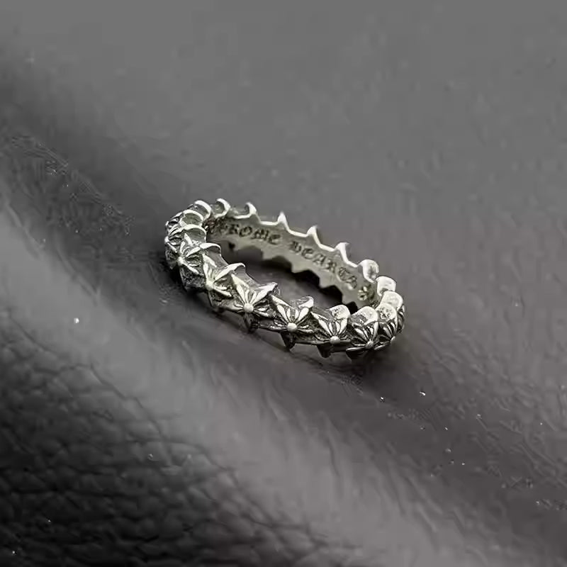 S925 Silver Full Flower Pentagram Ring™