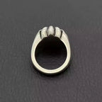 S925 Silver Flower Signet Ring™