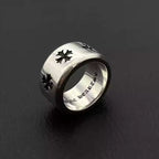 S925 Silver Cross Petal Ring™