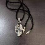 S925 Silver Hooded Skull Pendant Necklace™