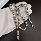 S925 Silver Woven Link Necklace™