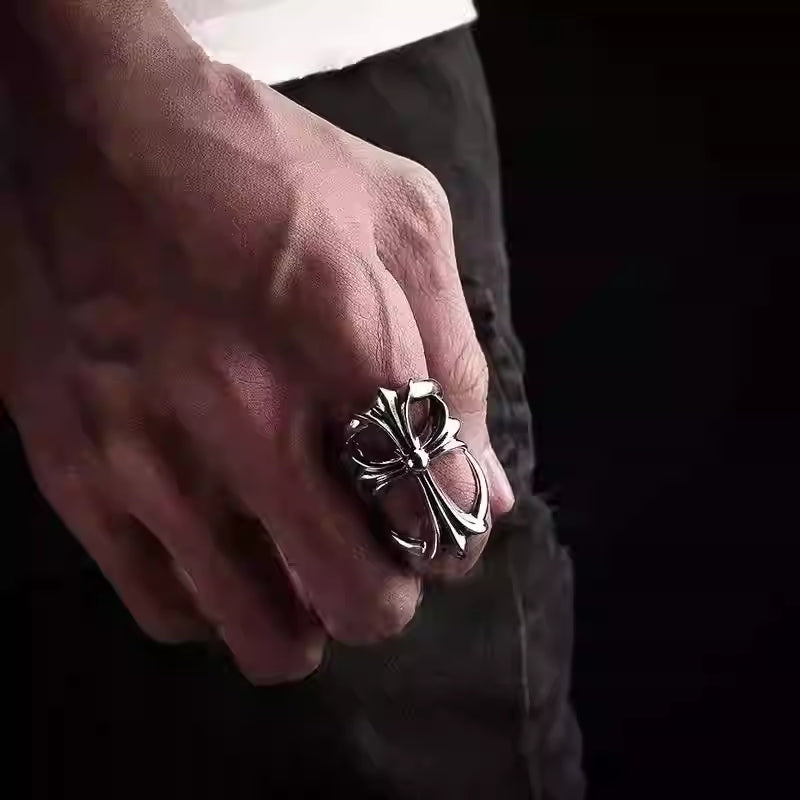 S925 Silver Large Cross Ring™