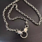 S925 Silver Double Leopard Head Link Necklace™