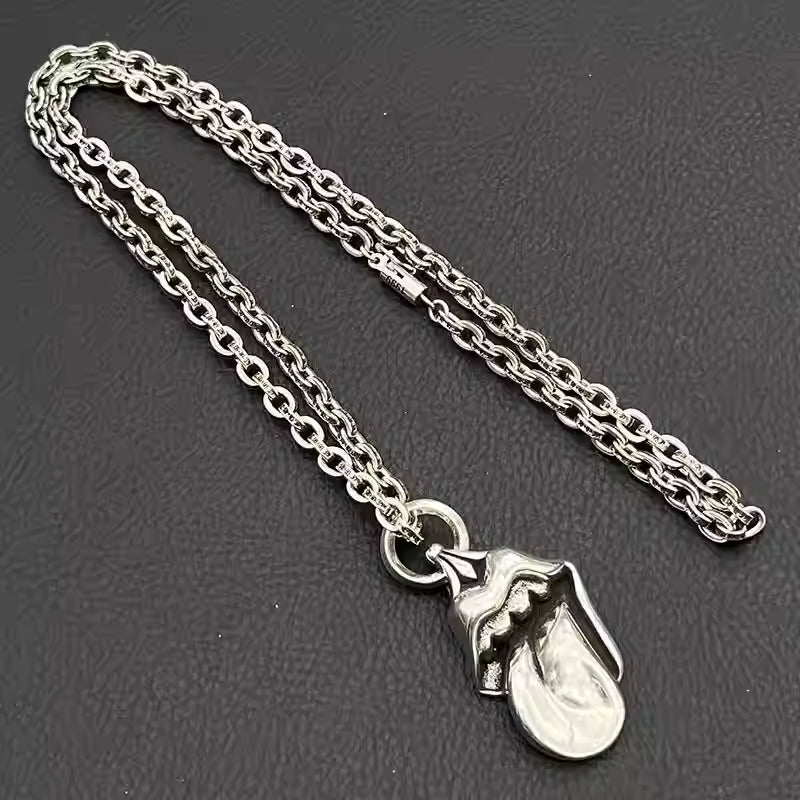 S925 Silver Tongue Pendant Necklace™
