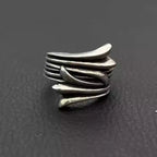 S925 Silver Carved Floral Ring™
