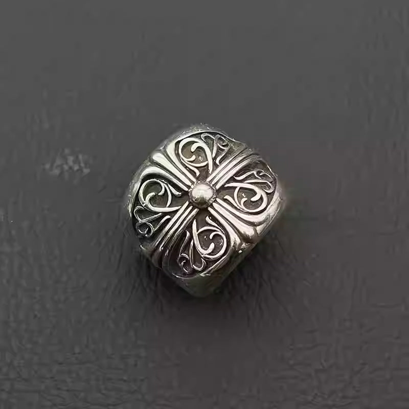 S925 Silver Cross Ornament Ring™