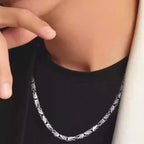 S925 Silver Woven Link Necklace™