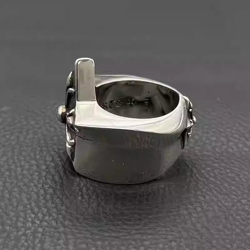 S925 Silver Fleur Star Signet Ring™