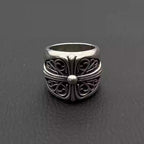 S925 Silver Cross Ornament Ring™