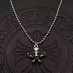 S925 Silver Skull Figure Charm Necklace™