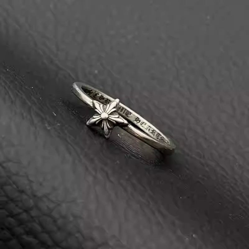 S925 Silver Fleur Star Small Ring™