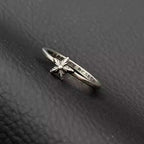 S925 Silver Fleur Star Small Ring™