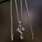 S925 Silver Snake Cross Pendant Necklace™