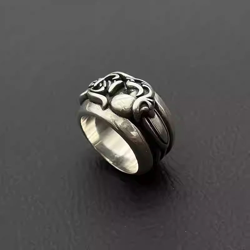 S925 Silver Heraldic Emblem Ring™