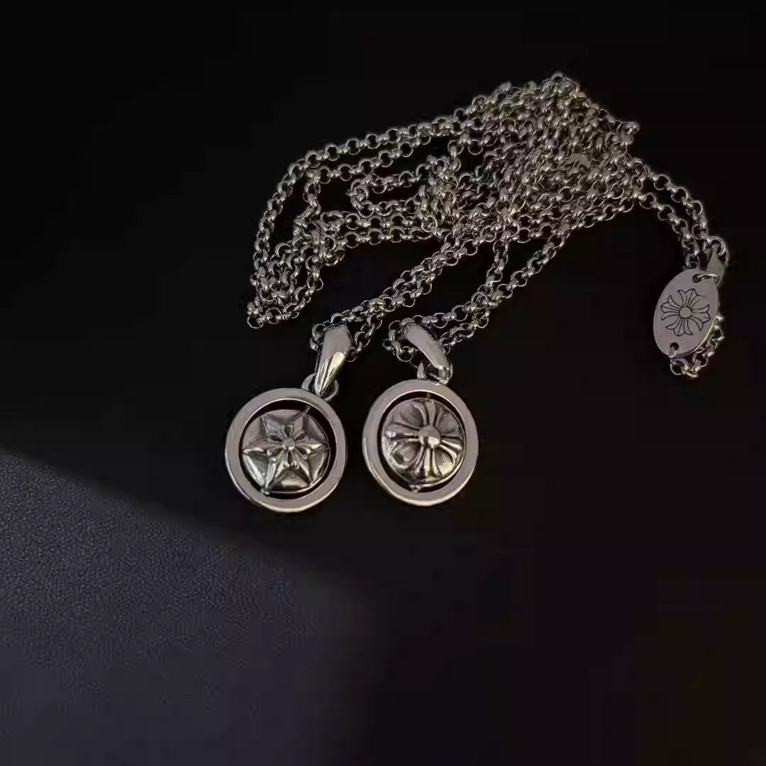 S925 Silver Rotating Medallion Pendant Necklace™