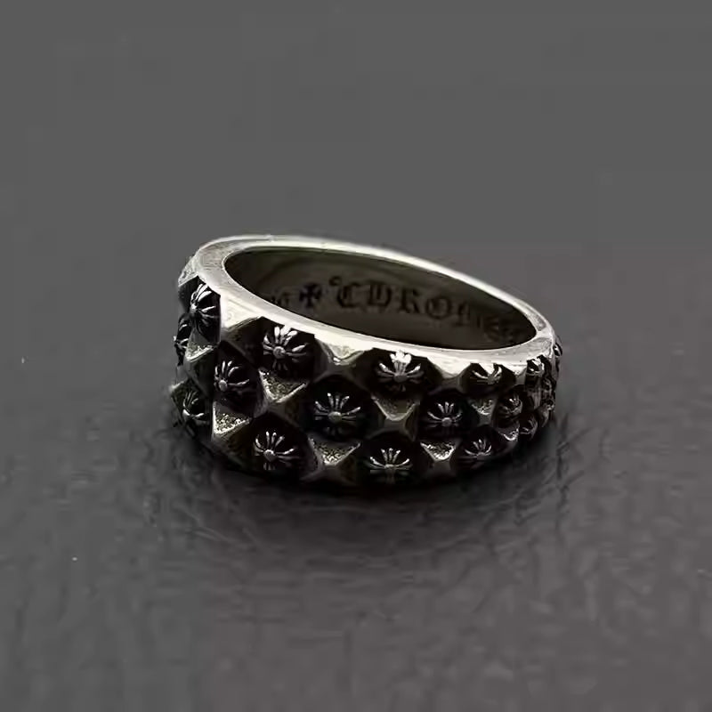 S925 Silver Ridged Flower Ring™