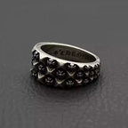 S925 Silver Ridged Flower Ring™