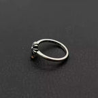 S925 Silver Fleur Cross Small Ring™