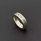 S925 Silver Typography Logo Dagger Ring™