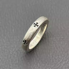 S925 Silver Cross Band Ring™