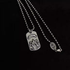 S925 Silver Fleur De Lis Dog Tag Necklace™