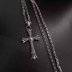S925 Silver Flared Cross Pendant Necklace™