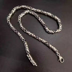 S925 Silver Woven Link Necklace™