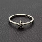 S925 Silver Fleur Star Small Ring™