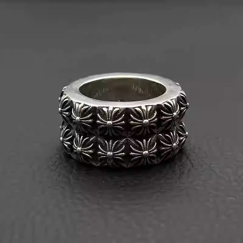 S925 Silver Three-Layer Flower Pattern Ring™