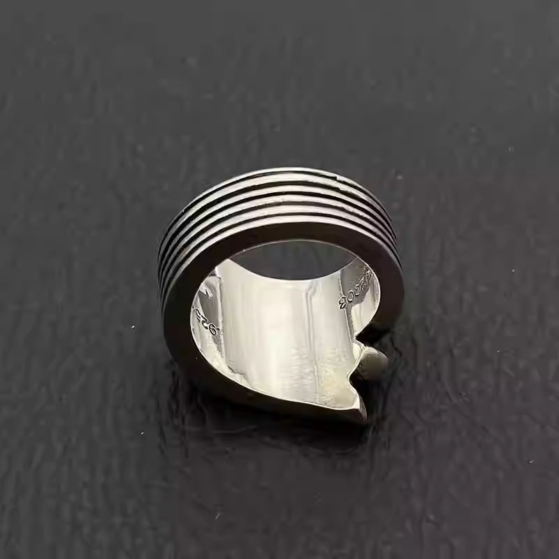 S925 Silver Carved Floral Ring™