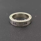 S925 Silver Typography Logo Dagger Ring™