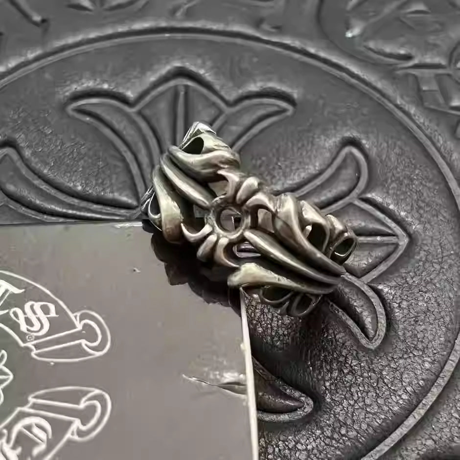 S925 Silver Fleur De Lis Openwork Ring™