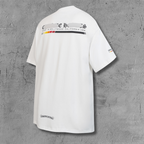 Racing Stripe Pocket White T-Shirt™