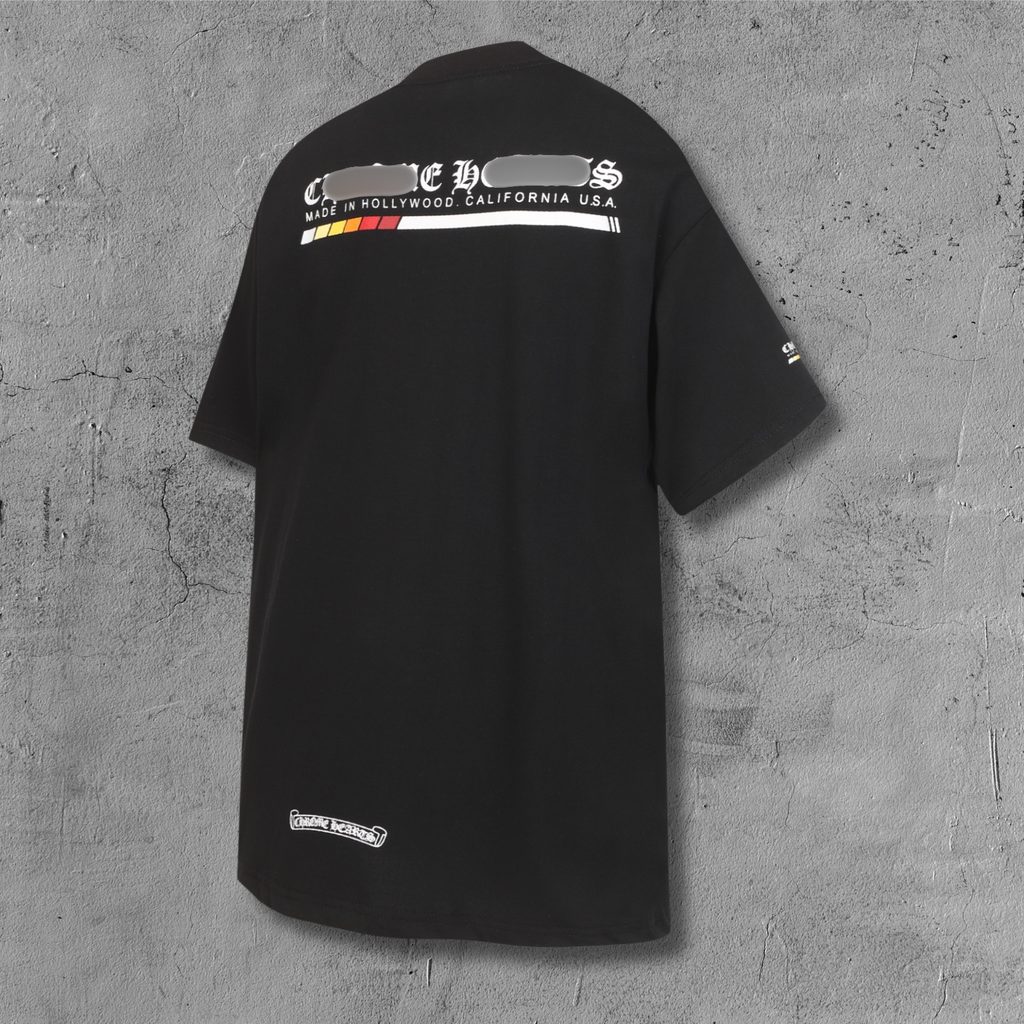Racing Stripe Pocket Black T-Shirt™