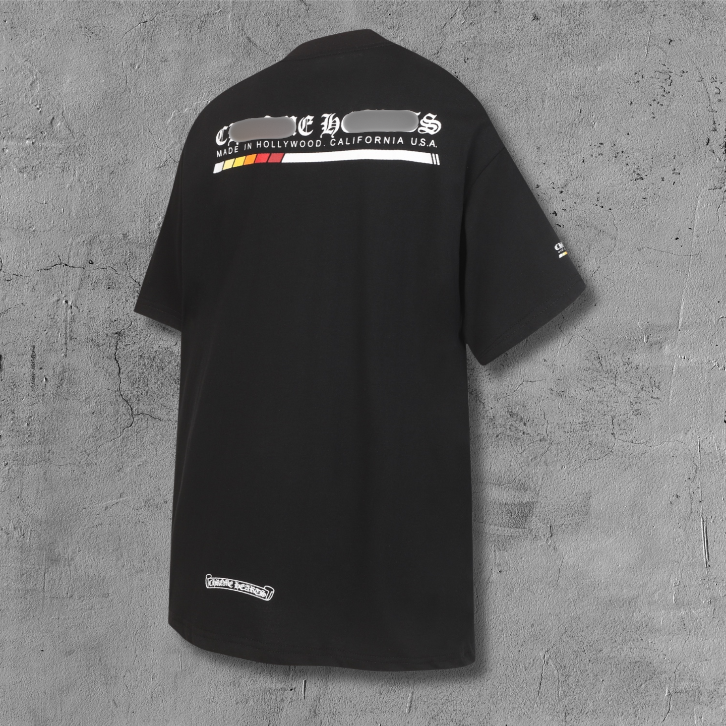 Racing Stripe Pocket Black T-Shirt™