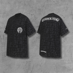 Monogram Cross Print Black T-Shirt™