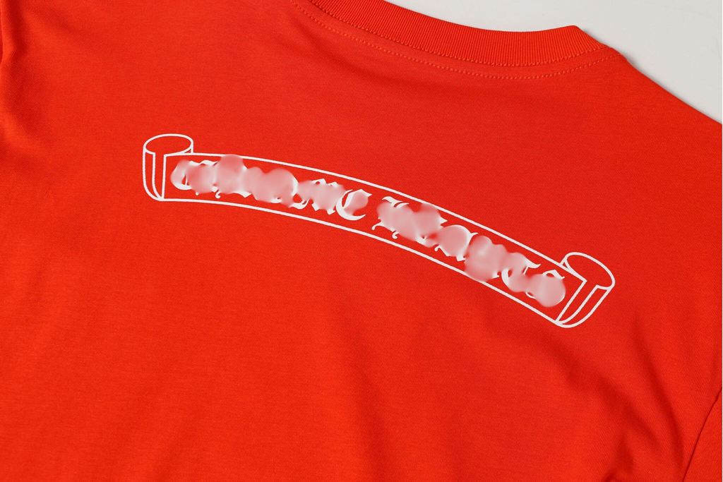Horse Shoe & Typography Logo Red Long Sleeve™