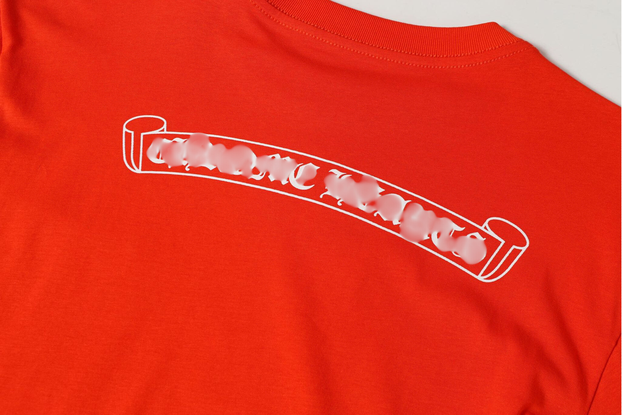 Horse Shoe & Typography Logo Red Long Sleeve™