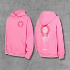 Red Horse Shoe Logo Pink Hoodie™