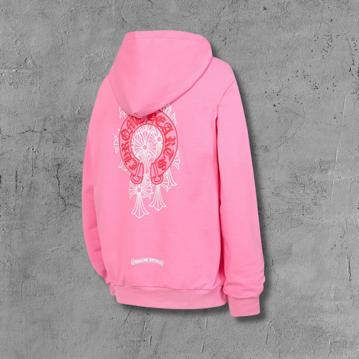 Red Horse Shoe Logo Pink Hoodie™