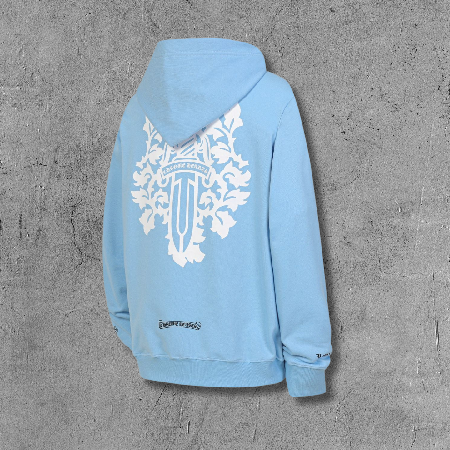 White Dagger Crest Light Blue Hoodie™