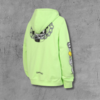 M-Boy Chain Linked Lime Green Full Zip Hoodie™