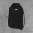 Pink Dagger Crest Black Full Zip Hoodie™