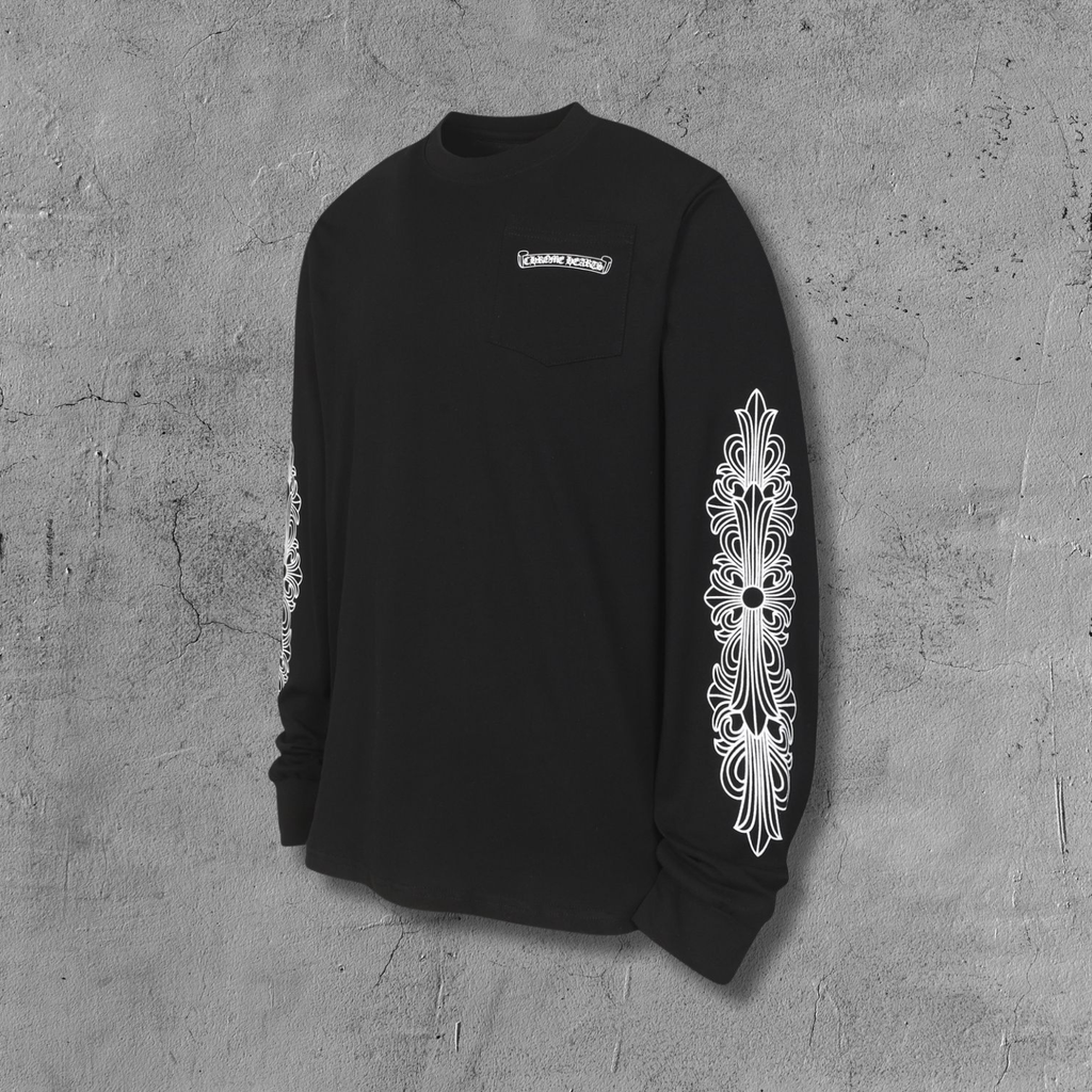 Pink Dagger Crest Black Long Sleeve™