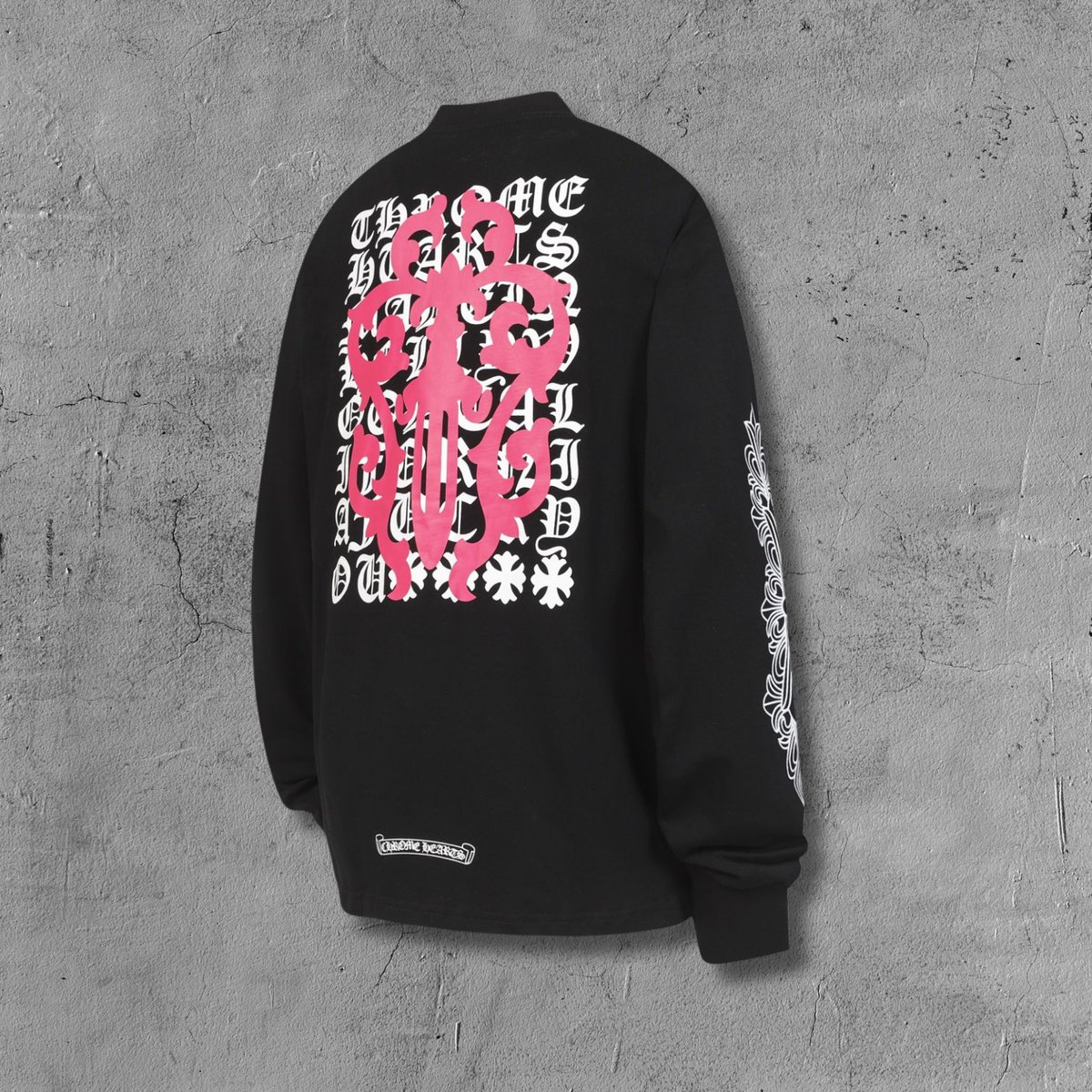 Pink Dagger Crest Black Long Sleeve™