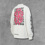 Pink Dagger Crest White Long Sleeve™