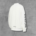 Typography Collar White Sweatshirt™